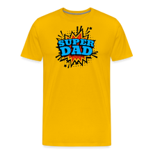 Dad Force One: Soaring in 'Super Dad' Style Men's Premium T-Shirt - sun yellow