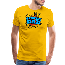 Dad Force One: Soaring in 'Super Dad' Style Men's Premium T-Shirt - sun yellow