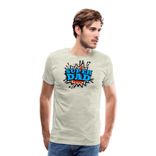 Dad Force One: Soaring in 'Super Dad' Style Men's Premium T-Shirt - heather oatmeal