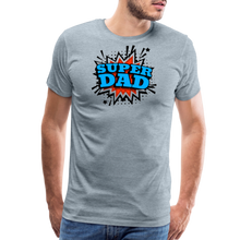 Dad Force One: Soaring in 'Super Dad' Style Men's Premium T-Shirt - heather ice blue