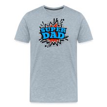 Dad Force One: Soaring in 'Super Dad' Style Men's Premium T-Shirt - heather ice blue