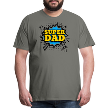 The Invincible Dad: Celebrating the 'Super Dad' Legacy Men's Premium T-Shirt - asphalt gray