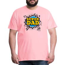 The Invincible Dad: Celebrating the 'Super Dad' Legacy Men's Premium T-Shirt - pink