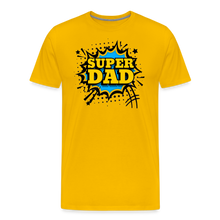 The Invincible Dad: Celebrating the 'Super Dad' Legacy Men's Premium T-Shirt - sun yellow