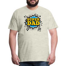 The Invincible Dad: Celebrating the 'Super Dad' Legacy Men's Premium T-Shirt - heather oatmeal