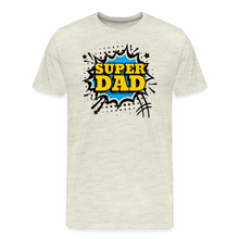 The Invincible Dad: Celebrating the 'Super Dad' Legacy Men's Premium T-Shirt - heather oatmeal