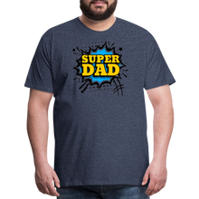 The Invincible Dad: Celebrating the 'Super Dad' Legacy Men's Premium T-Shirt - heather blue