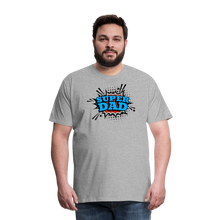 Defender of the Dad-verse: The 'Super Dad' Odyssey Tee Men's Premium T-Shirt - heather gray