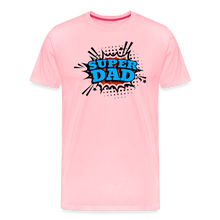 Defender of the Dad-verse: The 'Super Dad' Odyssey Tee Men's Premium T-Shirt - pink