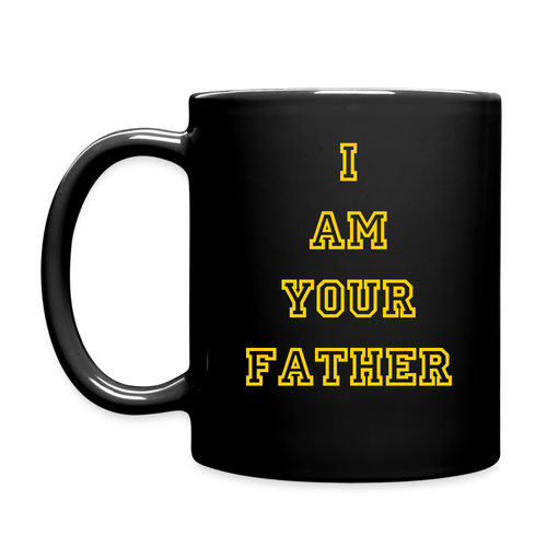 Galactic Guardian Mug: A Stellar Toast to Fatherhood Full Color Mug - black