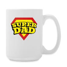 Dad's Heroic Adventures: The 'Super Dad' Chronicles Coffee/Tea Mug 15 oz - white