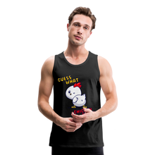 Cluckin' Surprise: The 'Guess What' Chicken Butt Premium Tank - black