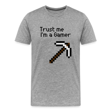 Game On: Trust Me, I'm a Gamer" T-Shirt - heather gray
