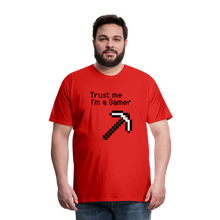 Game On: Trust Me, I'm a Gamer" T-Shirt - red