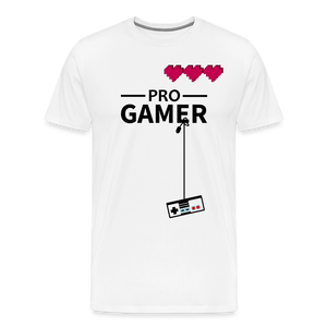 Elevate Your Game: The 'Pro Gamer' T-Shirt - white