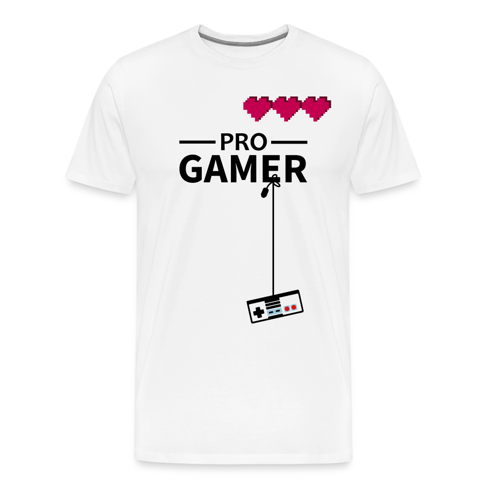 Elevate Your Game: The 'Pro Gamer' T-Shirt - white