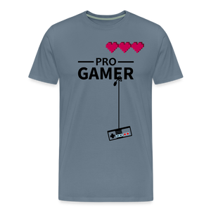 Elevate Your Game: The 'Pro Gamer' T-Shirt - steel blue