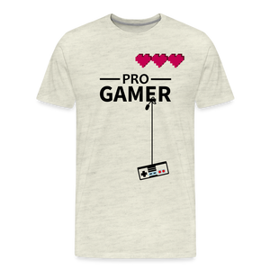 Elevate Your Game: The 'Pro Gamer' T-Shirt - heather oatmeal