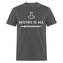 "Destiny is All" T-Shirt - charcoal