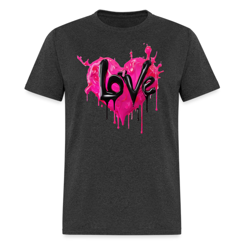 Express Yourself 'LOVE' Shirt - heather black