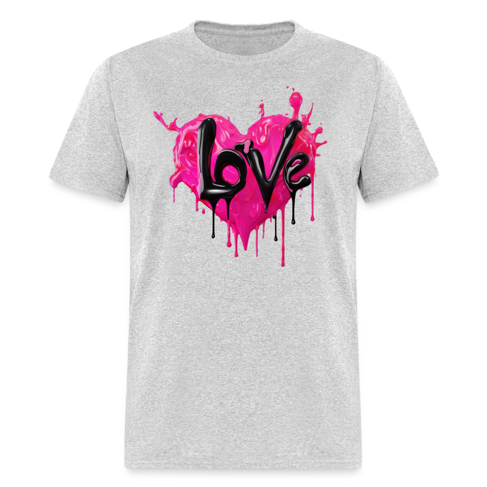 Express Yourself 'LOVE' Shirt - heather gray