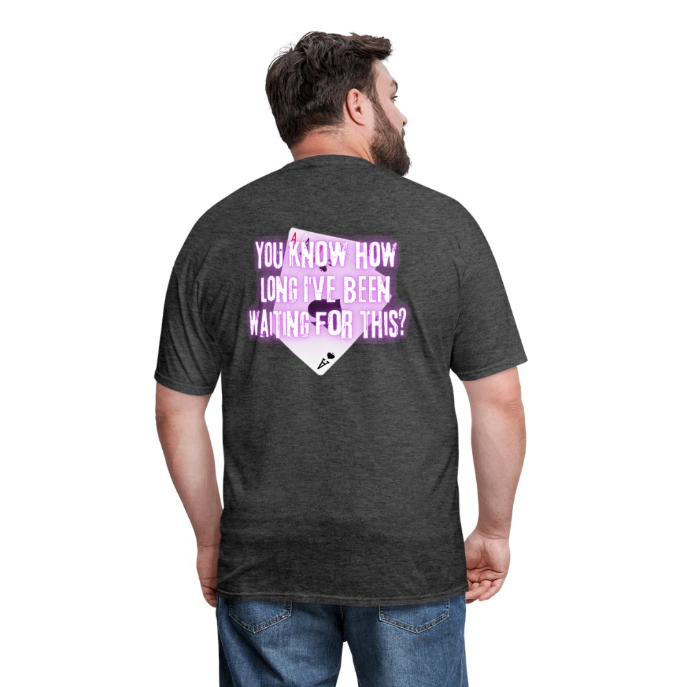 Gambit Woo I'm About To Make A Name" T-Shirt - heather black