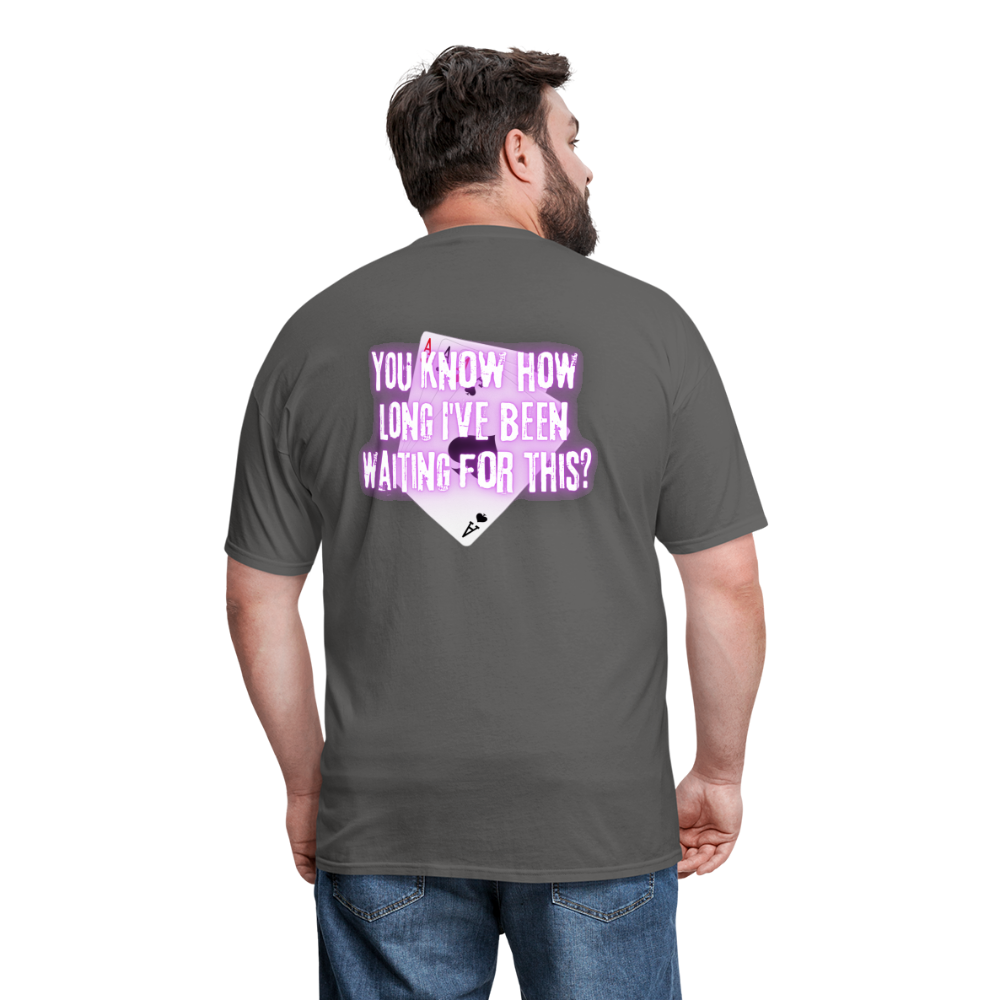 Gambit Woo I'm About To Make A Name" T-Shirt - charcoal