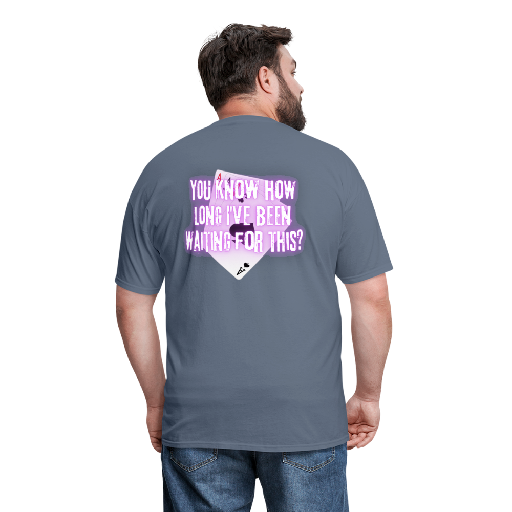 Gambit Woo I'm About To Make A Name" T-Shirt - denim
