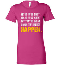 Make change HAPPEN - Fitness Motivation Tee