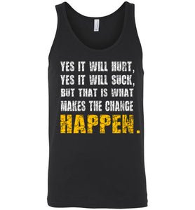 Make change HAPPEN - Fitness Motivation Tee