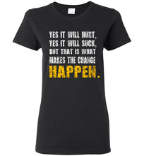 Make change HAPPEN - Fitness Motivation Tee