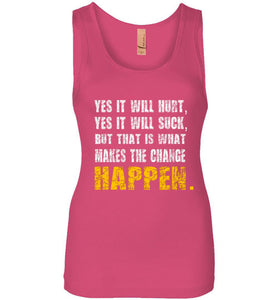 Make change HAPPEN - Fitness Motivation Tee