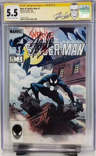 Web of Spider-Man #1 (1985 1st Series) CGC Signed by Stan Lee