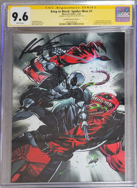 KING IN BLACK SPIDER-MAN #1 30th Anniversary CGC 9.6