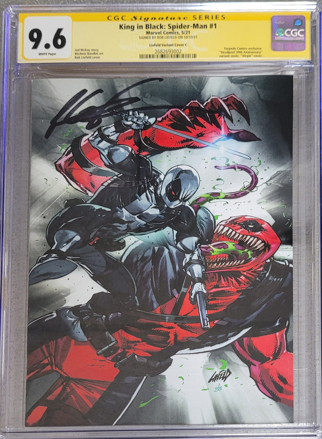 KING IN BLACK SPIDER-MAN #1 30th Anniversary CGC 9.6