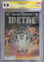Dark Nights: Metal #2 Embossed Silver Foil Cover SIGNED CGC 9.8