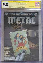 Dark Nights: Metal #5 Embossed Silver Foil Cover Greg Capullo SIGNED CGC 9.8