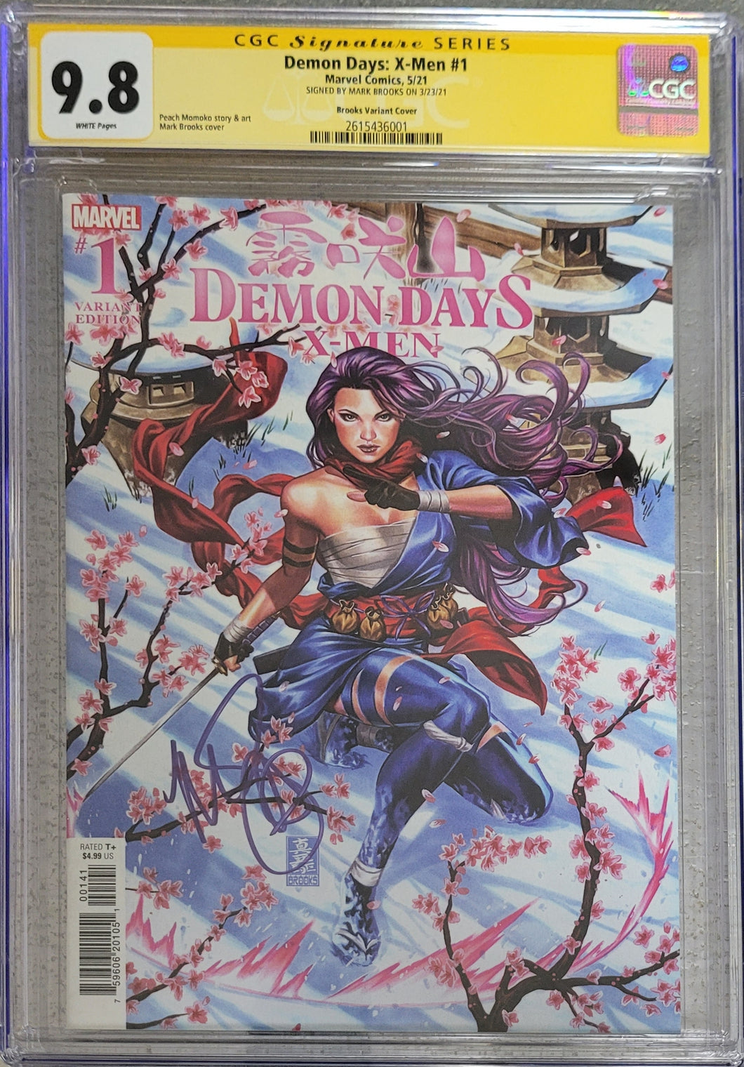 Demon Days: X-Men #1 Mark Brook Variant CGC 9.8