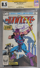 Hawkeye Limited Series #1 SIGNED BY Jeremy Renner (Clint Barton) CGC 8.5