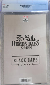 Demon Days: X-Men #1 EXCLUSIVE Black Cape Comics Variant CGC 9.8