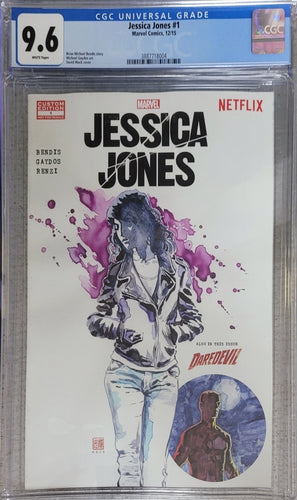 Jessica Jones #1 Netflix Custom Edition Mack Variant CGC 9.6
