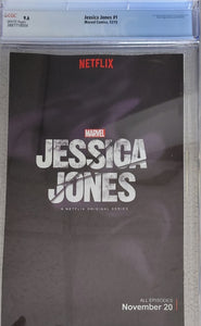 Jessica Jones #1 Netflix Custom Edition Mack Variant CGC 9.6