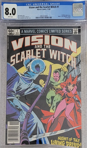 Vision and the Scarlet Witch (1982 1st Series) #1 (Full Set 1-4) CGC 8.0 WandaVision