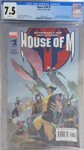House of M #1 CGC 7.5