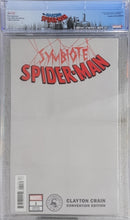 Symbiote Spider-Man #1 Scorpion Exclusive Virgin Convention Edition (Clayton Crain) Variant CGC 9.8