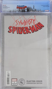 Symbiote Spider-Man #1 Scorpion Exclusive Virgin Convention Edition (Clayton Crain) Variant CGC 9.8