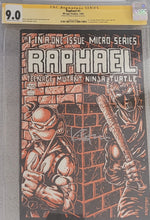1st App Teenage Mutant Ninja Turtles Raphael (1985 Mirage Studio) #1 CGC 9.0 SIGNED BY Kevin Eastman