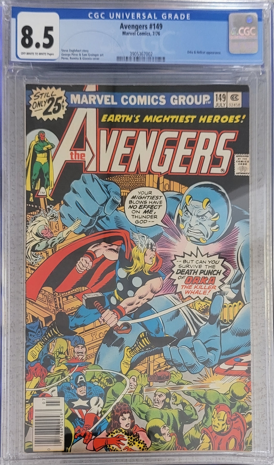 Avengers (1963 1st Series) #149 CGC