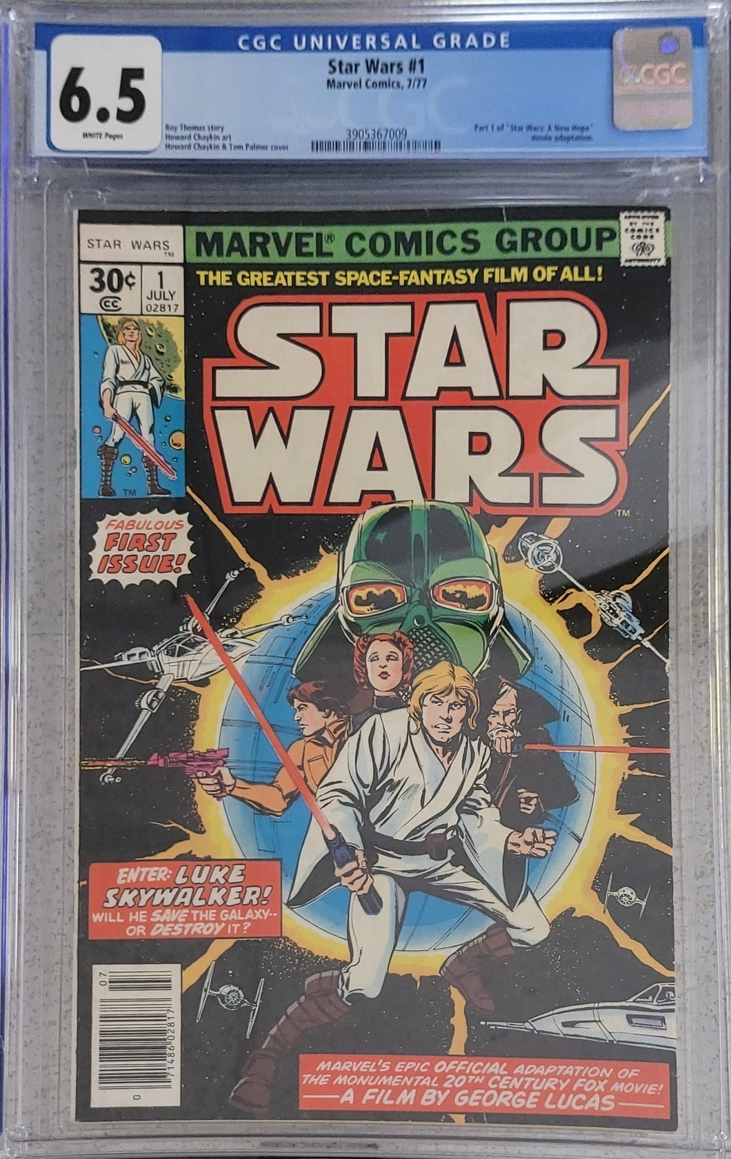 Star Wars (1977 Marvel) #1 CGC A New Hope