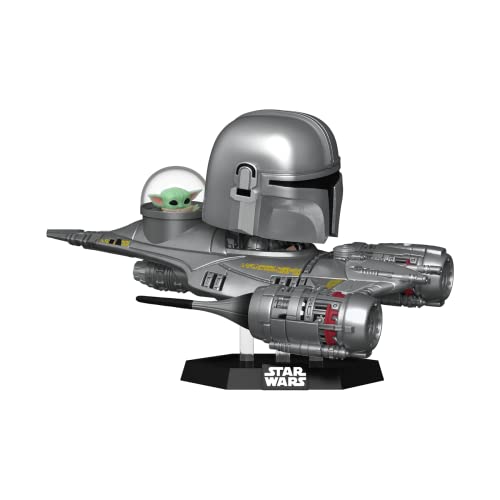 Funko Pop! Ride Super Deluxe: Star Wars Hyperspace Heroes - The Mandalorian in N1 Starfighter (with Grogu)